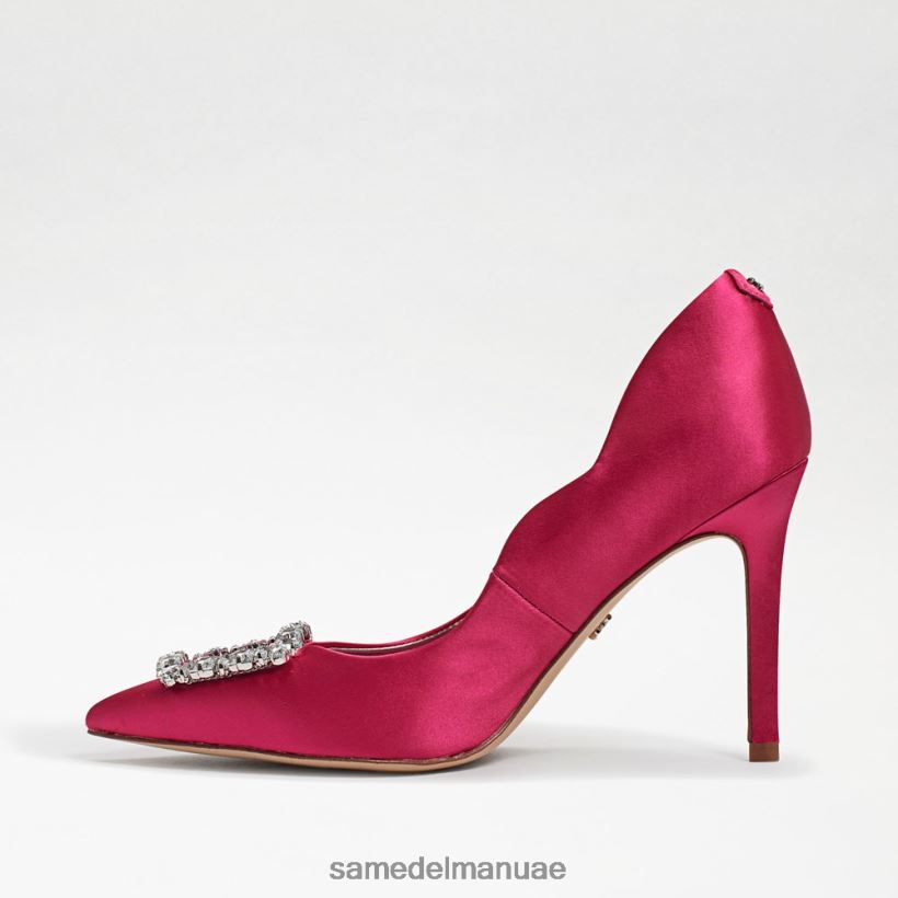 الفوشيه الساتان أحذية Sam Edelman نحيف كعب هارييت مدبب عند أصابع القدم 246L6T594
