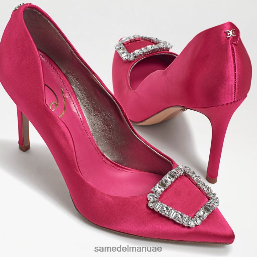 الفوشيه الساتان أحذية Sam Edelman نحيف كعب هارييت مدبب عند أصابع القدم 246L6T594