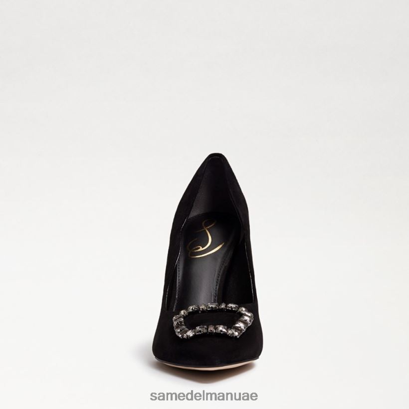 جلد الغزال الأسود أحذية Sam Edelman نحيف كعب هارييت مدبب عند أصابع القدم 246L6T595