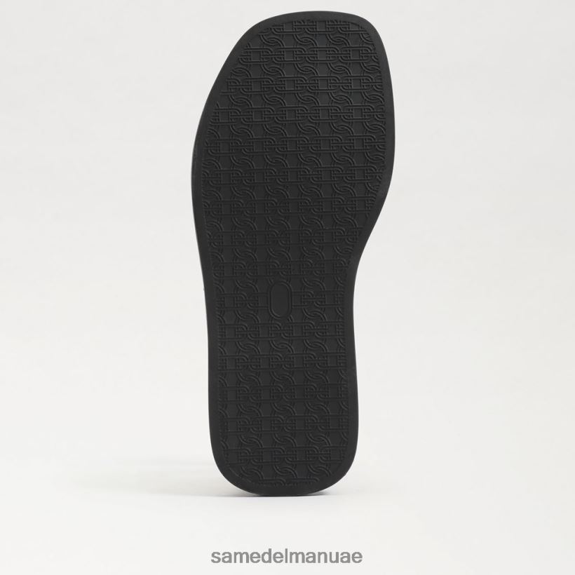 جلد أسود أحذية Sam Edelman نحيف صندل نعيمة المصارع 246L6T602