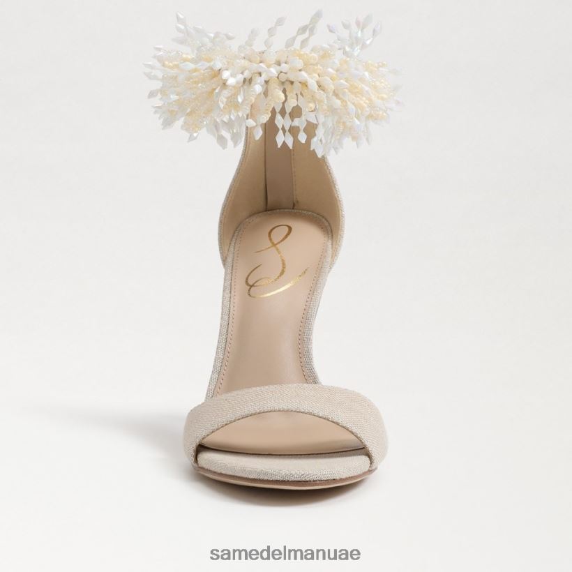 رمل أحذية Sam Edelman نحيف جيلي مطرز كعب حزام الكاحل 246L6T604
