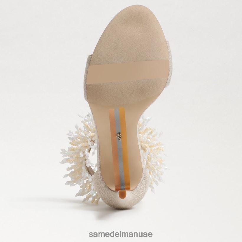 رمل أحذية Sam Edelman نحيف جيلي مطرز كعب حزام الكاحل 246L6T604