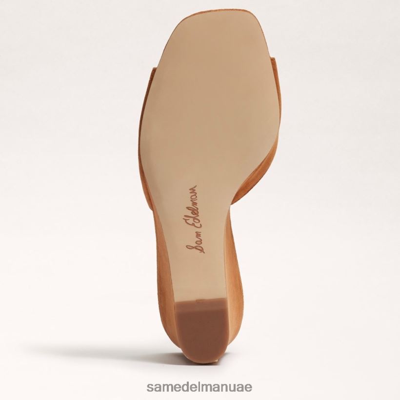 جلد الغزال البني أحذية Sam Edelman نحيف صندل إسفين ميريك 246L6T614