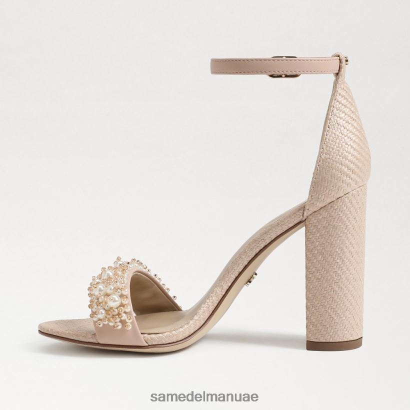 تان دافئ أحذية Sam Edelman نحيف صندل بكعب عريض من يارو بيرلا 246L6T617