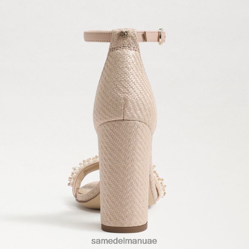 تان دافئ أحذية Sam Edelman نحيف صندل بكعب عريض من يارو بيرلا 246L6T617
