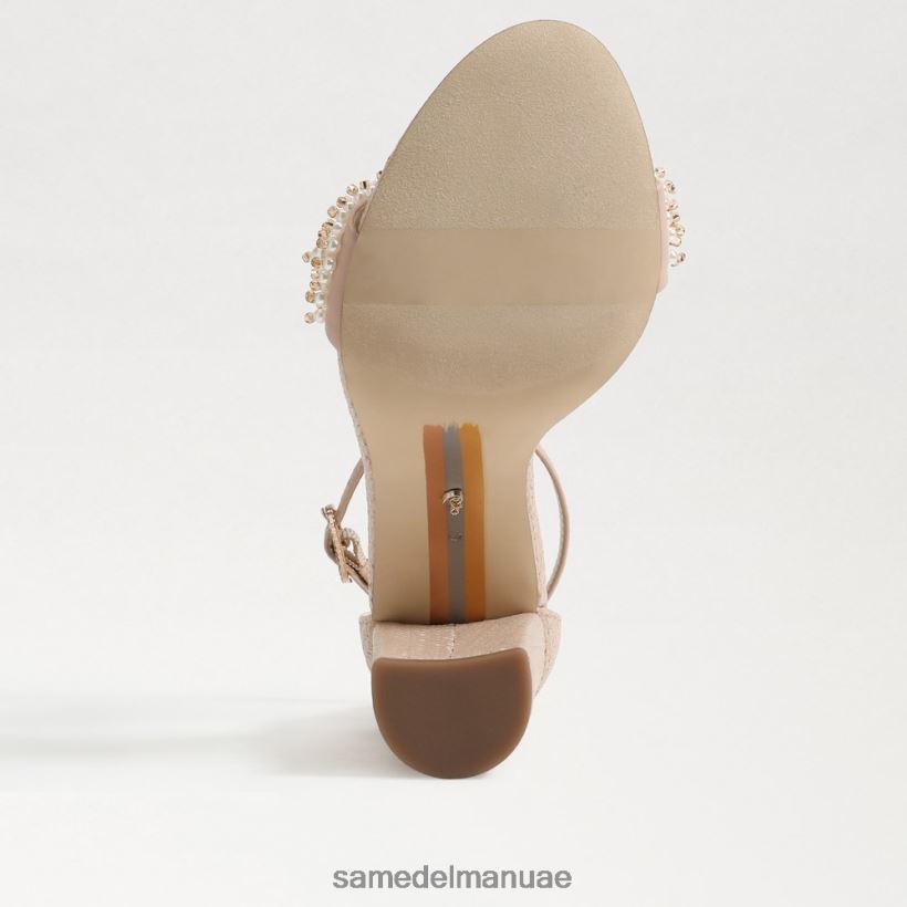 تان دافئ أحذية Sam Edelman نحيف صندل بكعب عريض من يارو بيرلا 246L6T617