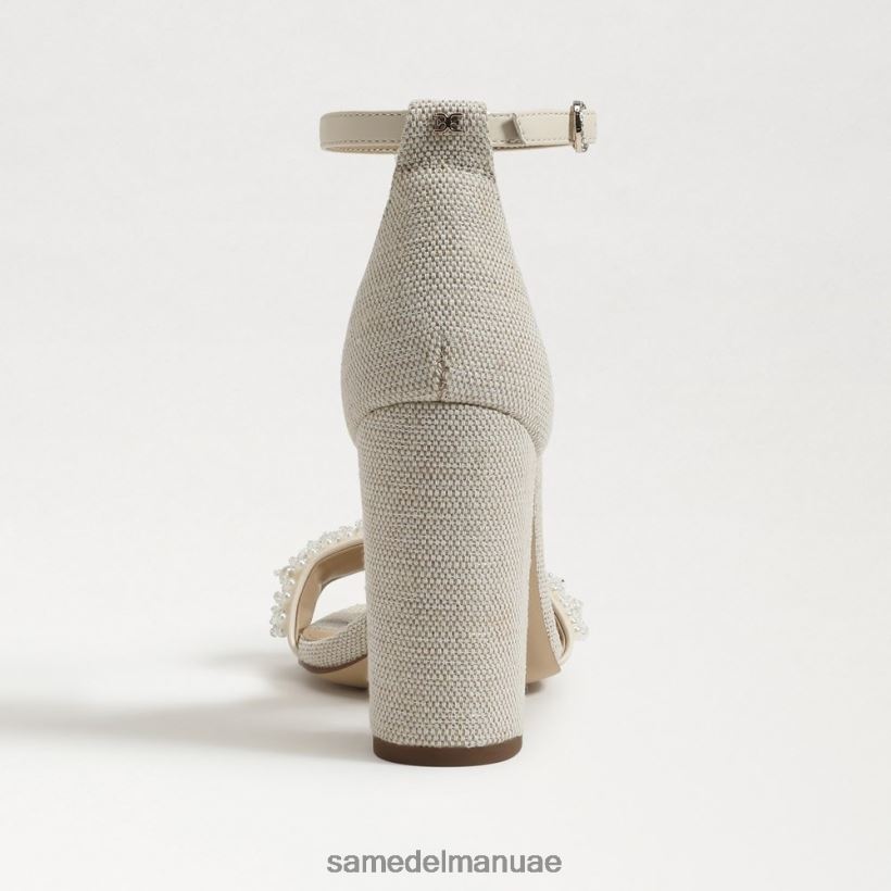 العاج الحديث أحذية Sam Edelman نحيف صندل بكعب عريض من يارو بيرلا 246L6T618