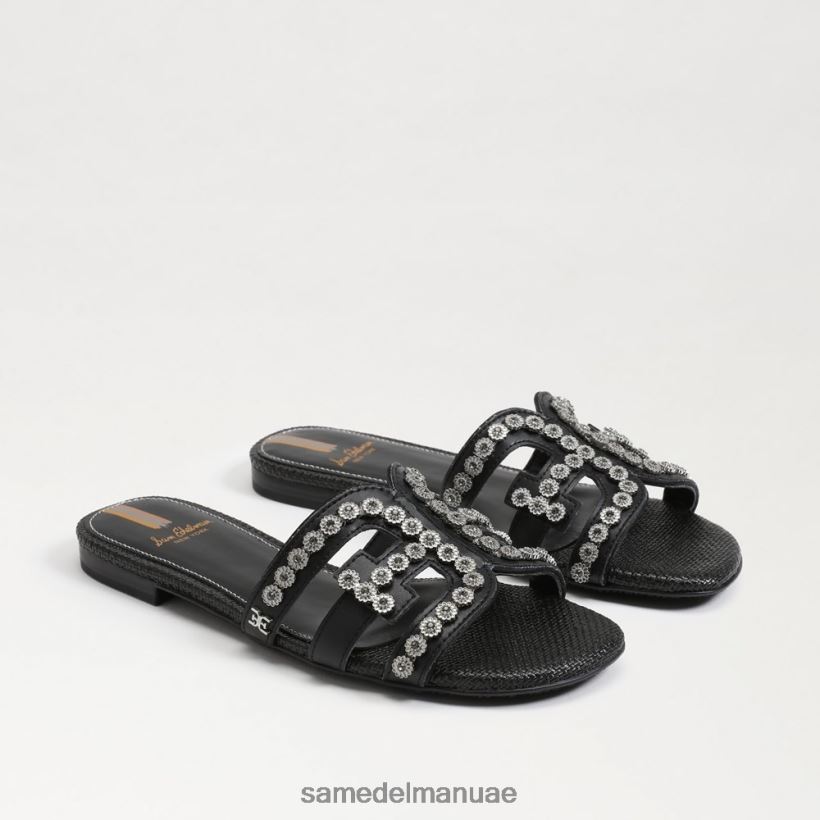 أسود أحذية Sam Edelman نحيف صندل منزلق من فلور الخليج 246L6T622