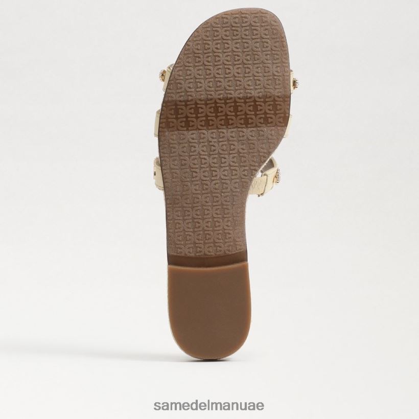 القمح المبيض أحذية Sam Edelman نحيف صندل منزلق من فلور الخليج 246L6T624