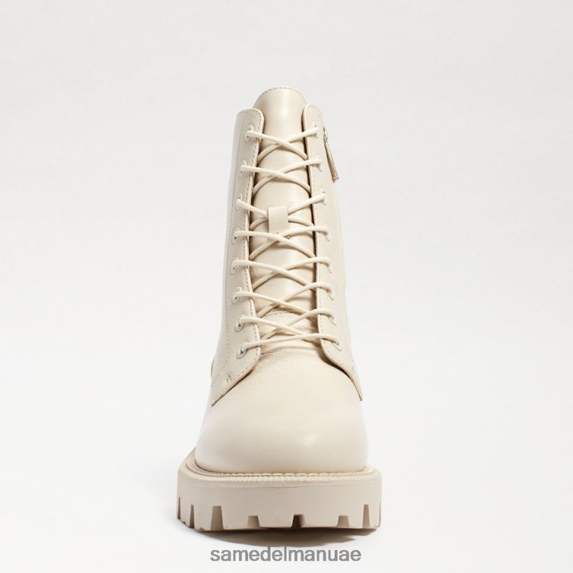 جلد عاجي حديث أحذية Sam Edelman نحيف التمهيد القتالي لمنصة غاريت 246L6T625