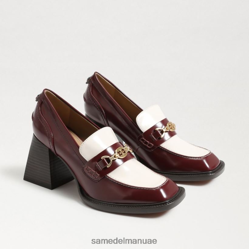 سيراه / العاج الحديث أحذية Sam Edelman نحيف حذاء بدون كعب بكعب عريض من كوينسي 246L6T629