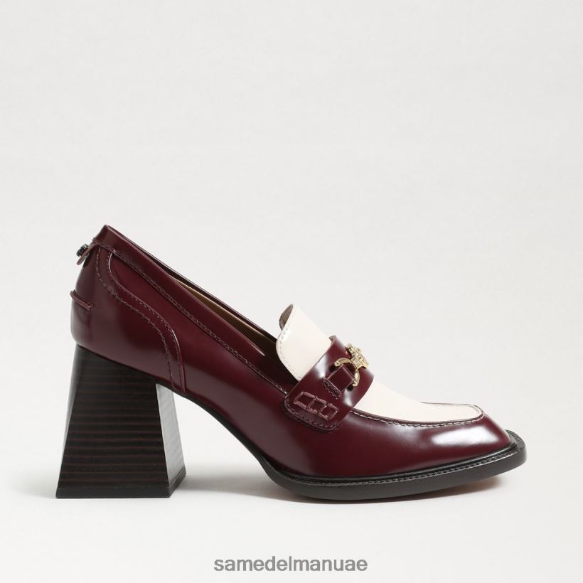سيراه / العاج الحديث أحذية Sam Edelman نحيف حذاء بدون كعب بكعب عريض من كوينسي 246L6T629