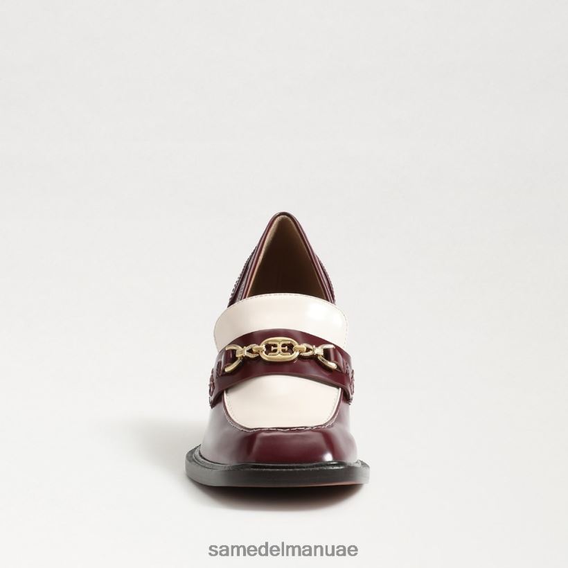 سيراه / العاج الحديث أحذية Sam Edelman نحيف حذاء بدون كعب بكعب عريض من كوينسي 246L6T629