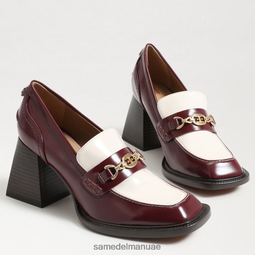 سيراه / العاج الحديث أحذية Sam Edelman نحيف حذاء بدون كعب بكعب عريض من كوينسي 246L6T629