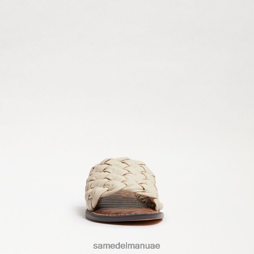 جلد عاجي حديث أحذية Sam Edelman نحيف صندل منزلق منسوج من غريفين 246L6T634