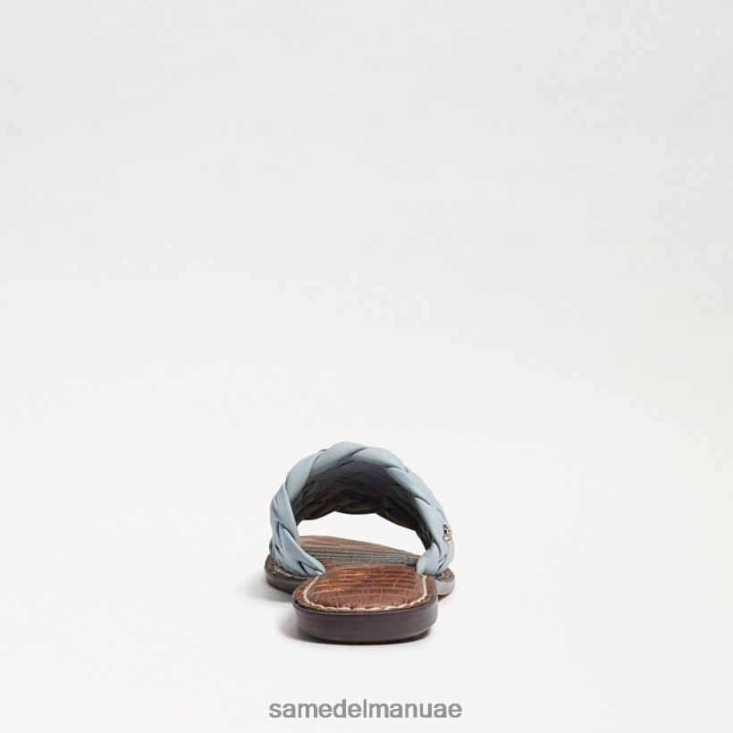 جلد ريفييرا الأزرق أحذية Sam Edelman نحيف صندل منزلق منسوج من غريفين 246L6T635