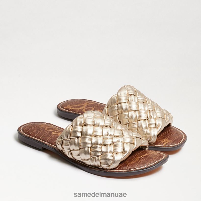 جلد الجوت أحذية Sam Edelman نحيف صندل منزلق منسوج من غريفين 246L6T636