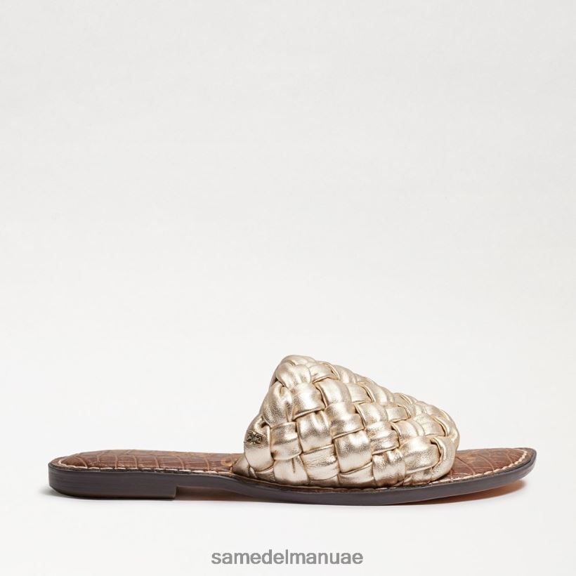 جلد الجوت أحذية Sam Edelman نحيف صندل منزلق منسوج من غريفين 246L6T636