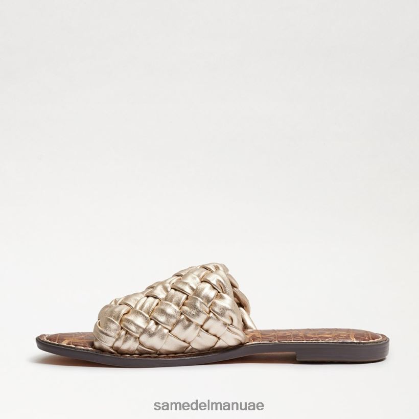 جلد الجوت أحذية Sam Edelman نحيف صندل منزلق منسوج من غريفين 246L6T636