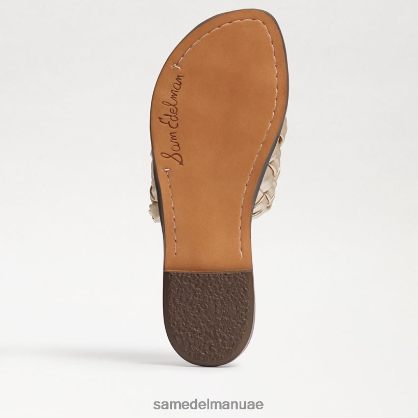 جلد الجوت أحذية Sam Edelman نحيف صندل منزلق منسوج من غريفين 246L6T636