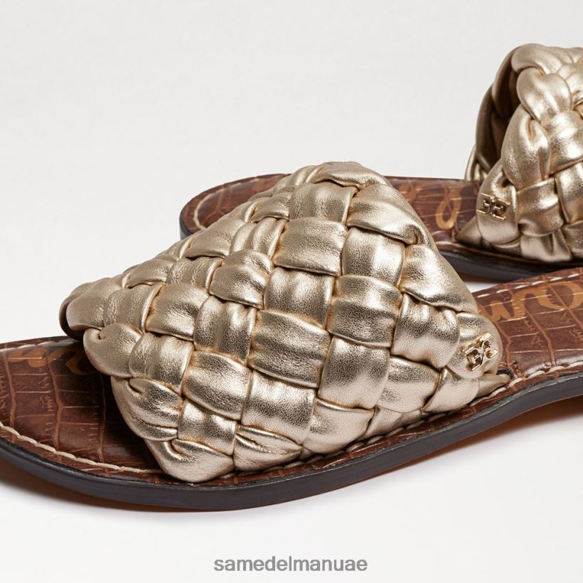 جلد الجوت أحذية Sam Edelman نحيف صندل منزلق منسوج من غريفين 246L6T636