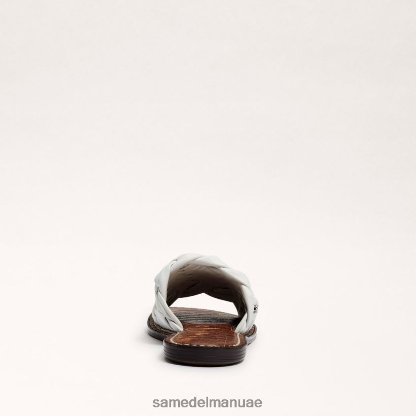 ناصعة البياض أحذية Sam Edelman نحيف صندل منزلق منسوج من غريفين 246L6T638