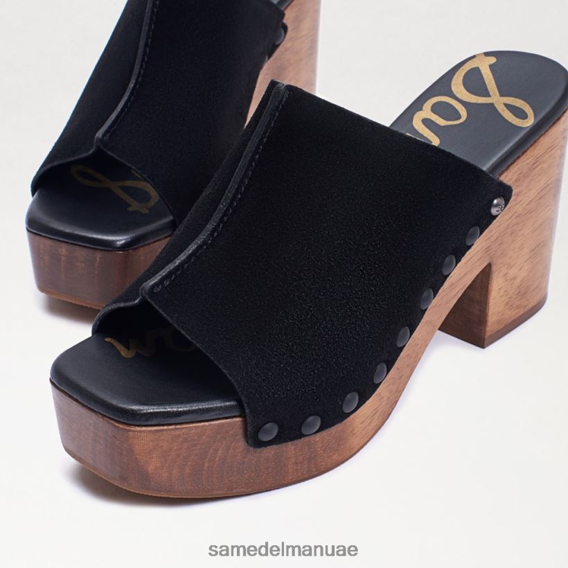 جلد الغزال الأسود أحذية Sam Edelman نحيف جوسلين بغل 246L6T640