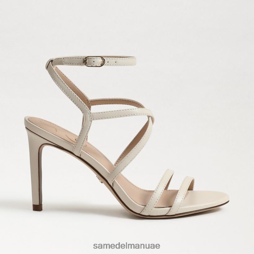 العاج الحديث أحذية Sam Edelman نحيف كعب ديلاني بأحزمة 246L6T645