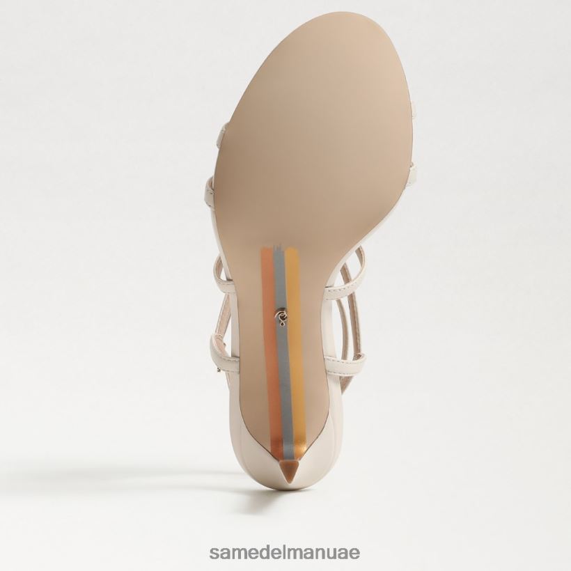 العاج الحديث أحذية Sam Edelman نحيف كعب ديلاني بأحزمة 246L6T645