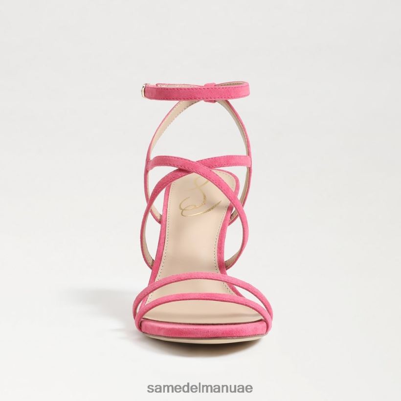الأزالية الوردي أحذية Sam Edelman نحيف كعب ديلاني بأحزمة 246L6T647