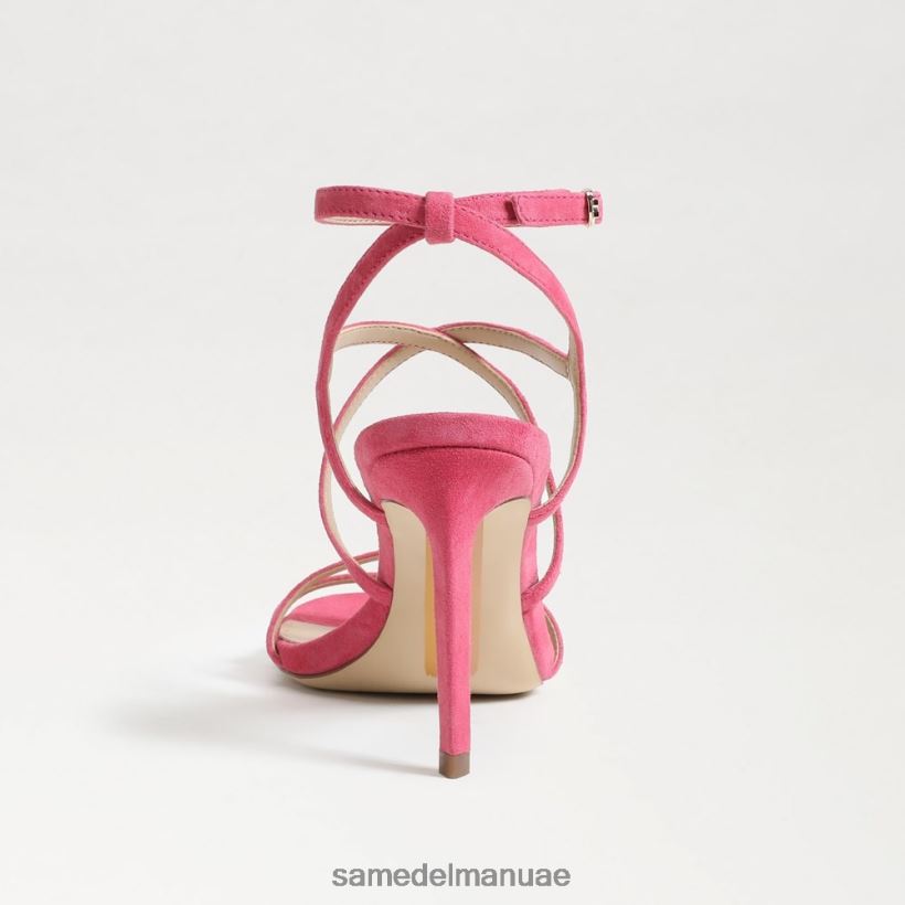 الأزالية الوردي أحذية Sam Edelman نحيف كعب ديلاني بأحزمة 246L6T647