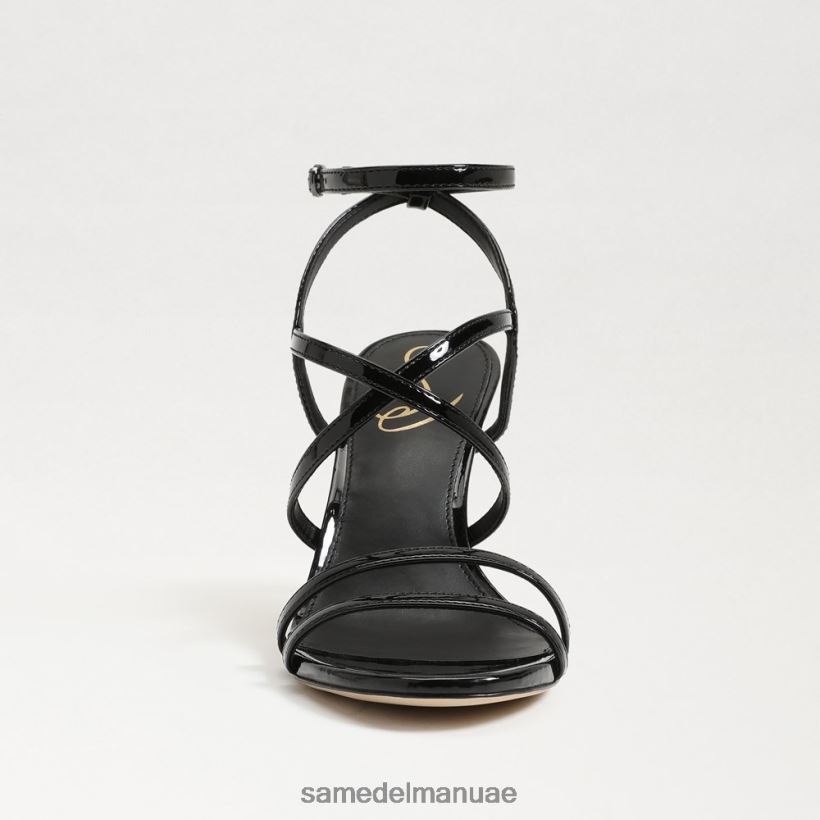 أسود أحذية Sam Edelman نحيف كعب ديلاني بأحزمة 246L6T648