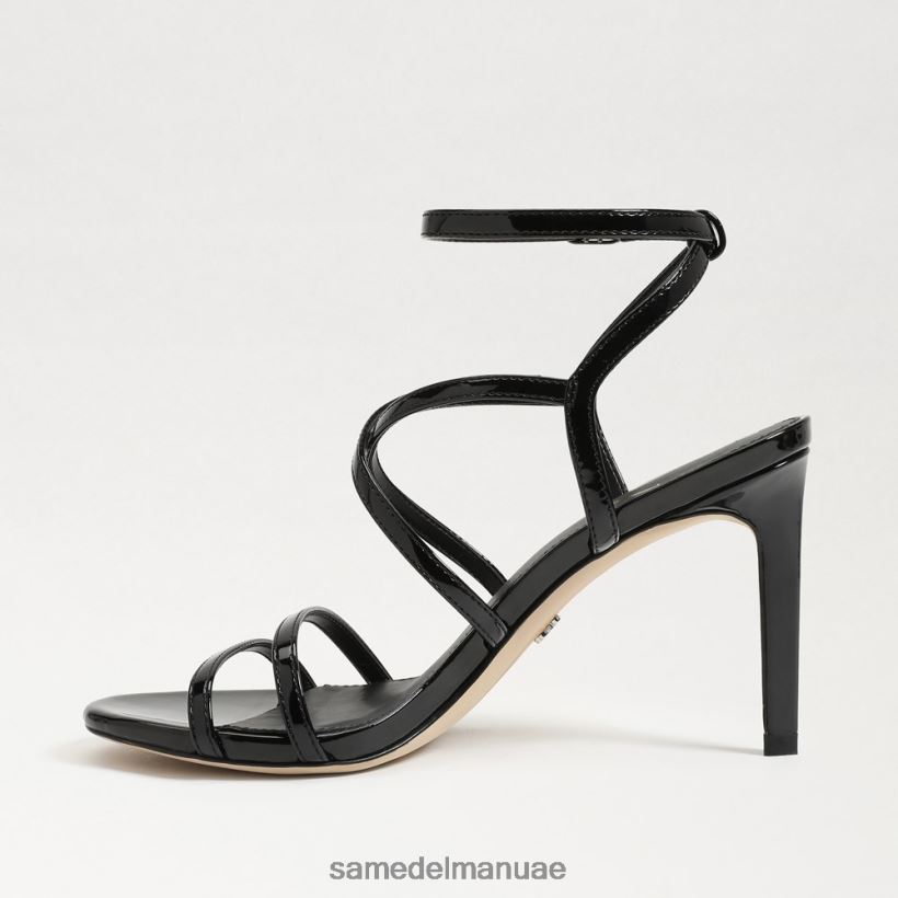 أسود أحذية Sam Edelman نحيف كعب ديلاني بأحزمة 246L6T648