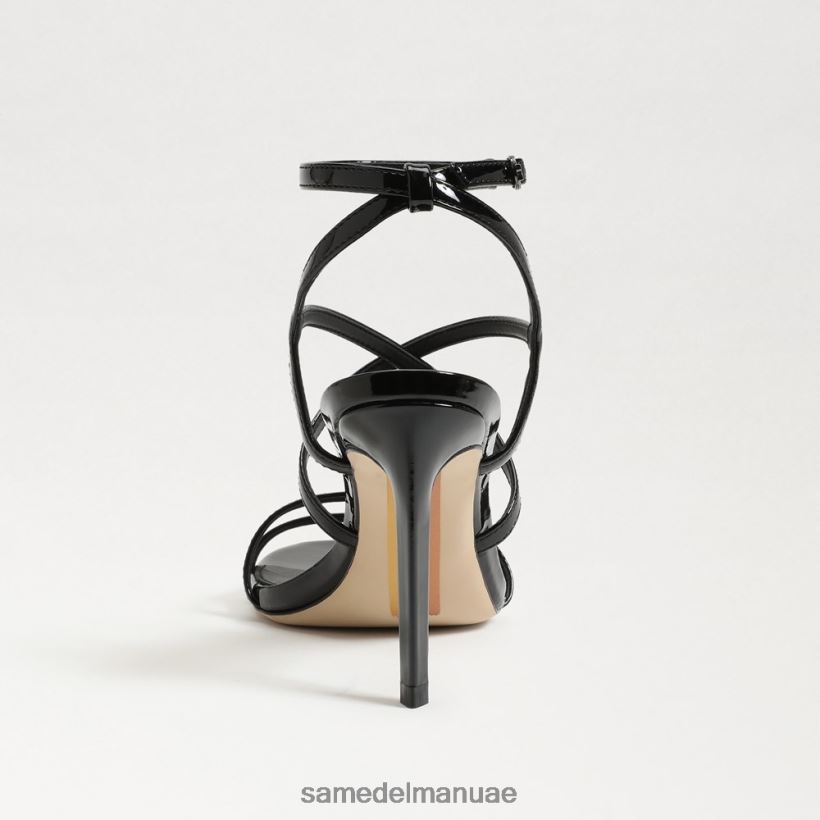 أسود أحذية Sam Edelman نحيف كعب ديلاني بأحزمة 246L6T648