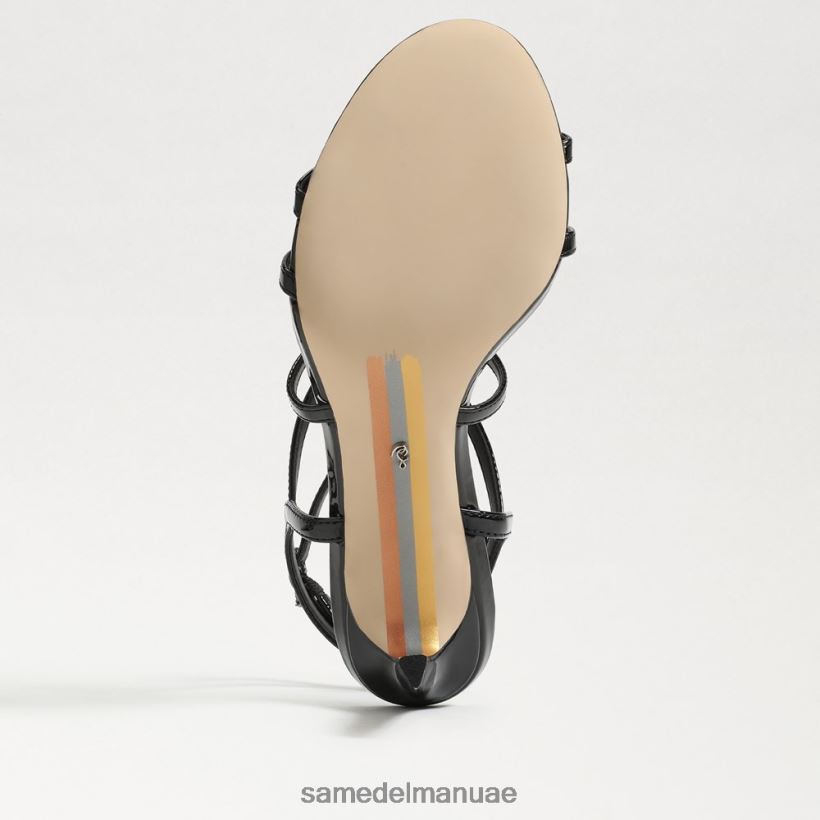 أسود أحذية Sam Edelman نحيف كعب ديلاني بأحزمة 246L6T648
