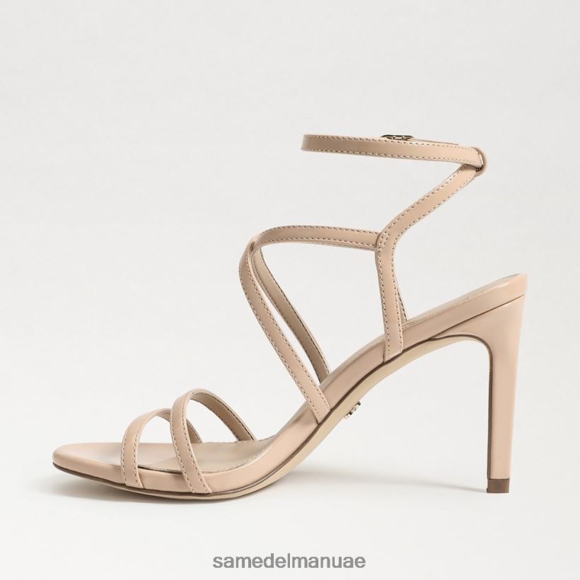 استحى البيج أحذية Sam Edelman نحيف كعب ديلاني بأحزمة 246L6T649