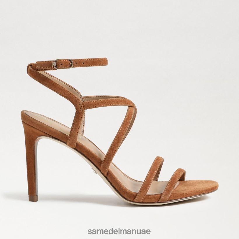 البني الحدودي أحذية Sam Edelman نحيف كعب ديلاني بأحزمة 246L6T651