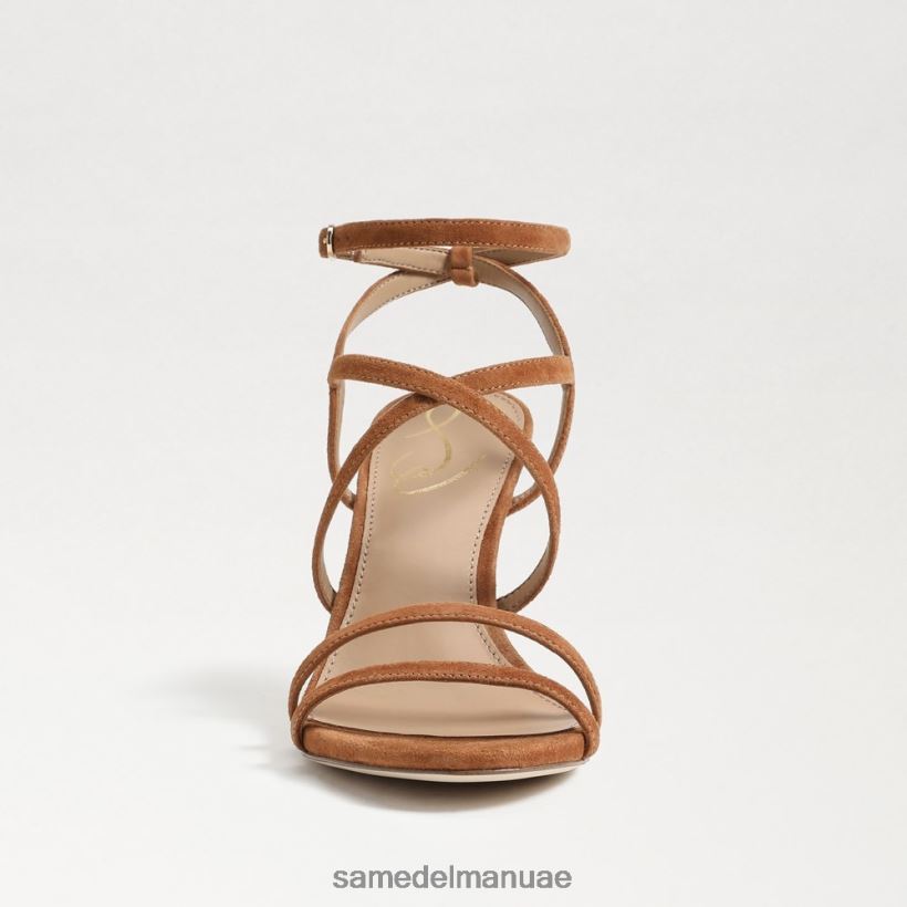 البني الحدودي أحذية Sam Edelman نحيف كعب ديلاني بأحزمة 246L6T651