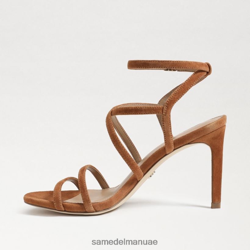 البني الحدودي أحذية Sam Edelman نحيف كعب ديلاني بأحزمة 246L6T651