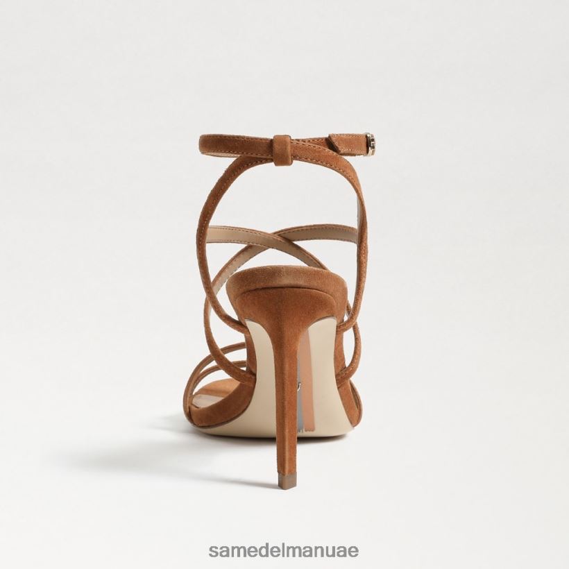 البني الحدودي أحذية Sam Edelman نحيف كعب ديلاني بأحزمة 246L6T651