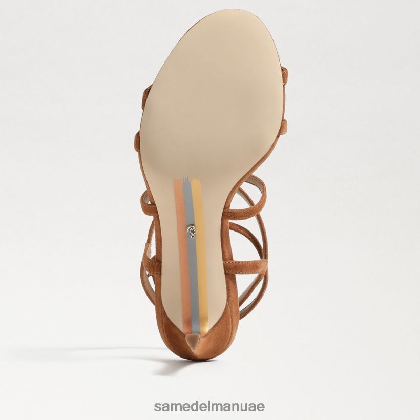 البني الحدودي أحذية Sam Edelman نحيف كعب ديلاني بأحزمة 246L6T651