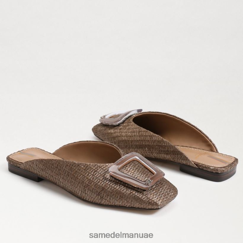 قهوة أحذية Sam Edelman نحيف بغل مشبك لين 246L6T653