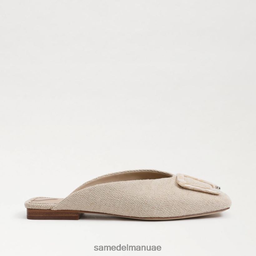 الكتان الطبيعي أحذية Sam Edelman نحيف بغل مشبك لين 246L6T655