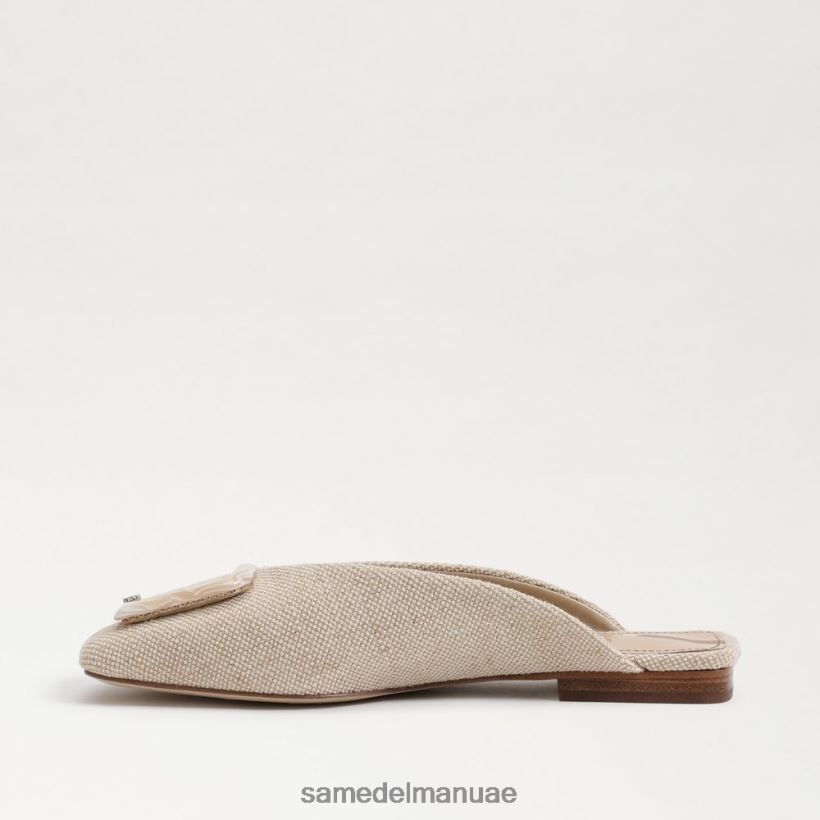 الكتان الطبيعي أحذية Sam Edelman نحيف بغل مشبك لين 246L6T655