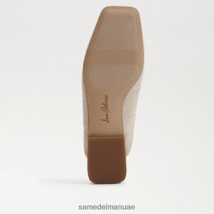 الكتان الطبيعي أحذية Sam Edelman نحيف بغل مشبك لين 246L6T655