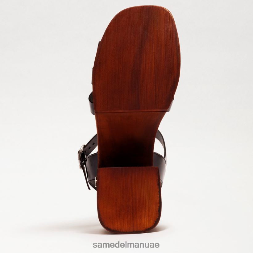 أسود براءة اختراع أحذية Sam Edelman نحيف كعب عريض من منصة مارغريت 246L6T660