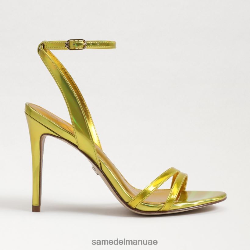 ميموزا ذهبي معدني أحذية Sam Edelman نحيف كعب بشريط كاحل جيمي 246L6T670
