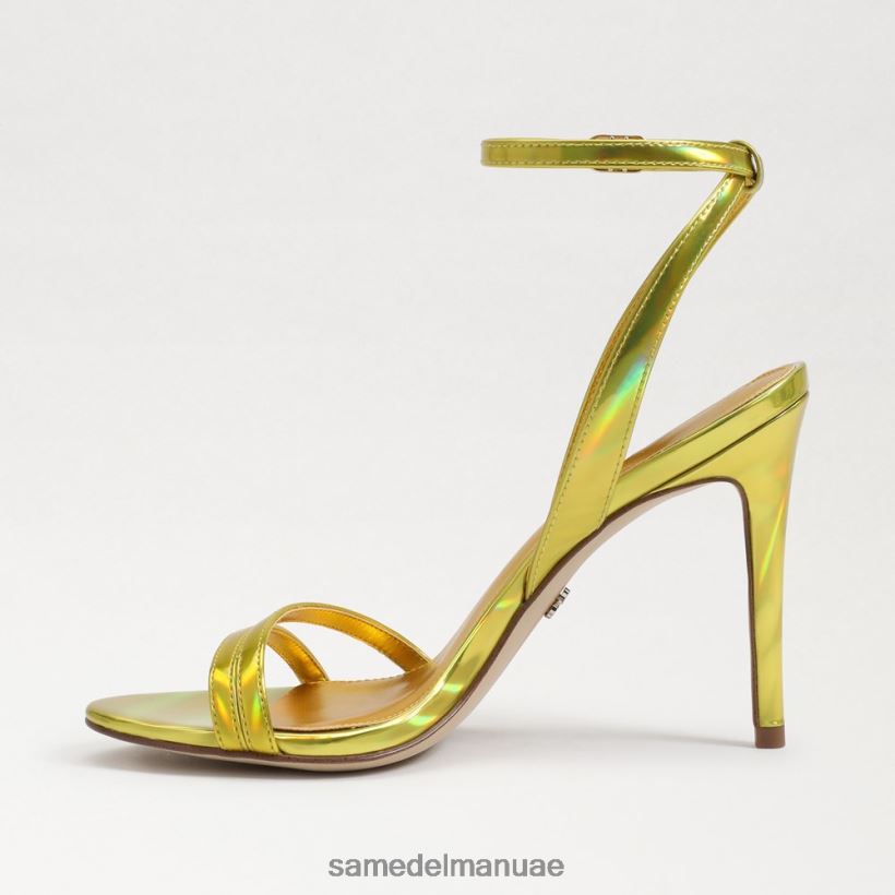 ميموزا ذهبي معدني أحذية Sam Edelman نحيف كعب بشريط كاحل جيمي 246L6T670