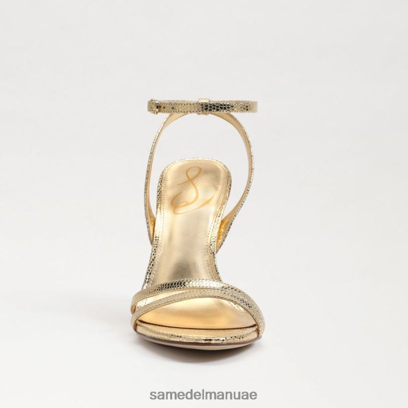 العنبر الذهب أحذية Sam Edelman نحيف كعب بشريط كاحل جيمي 246L6T676
