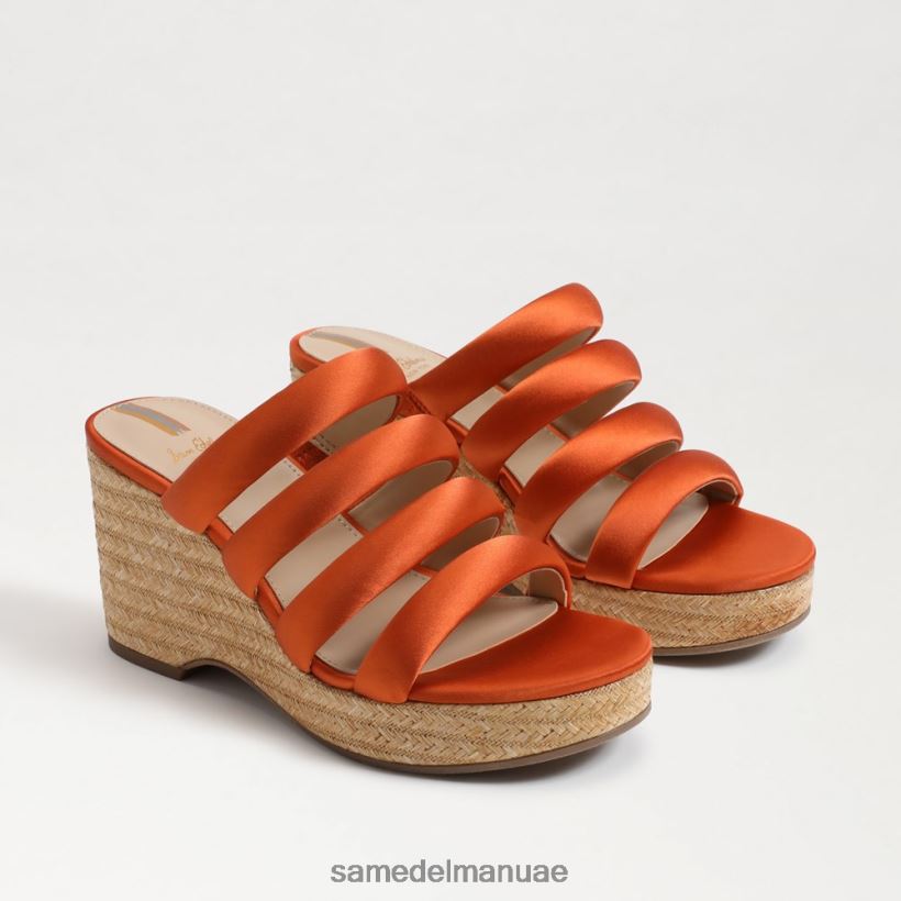 برتقال كالي أحذية Sam Edelman نحيف كعب إسفين منصة يوكي 246L6T684